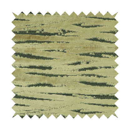 Abstract Pattern In Golden Brown Velvet Material Furnishing Upholstery Fabric JO-1301 - Roman Blinds