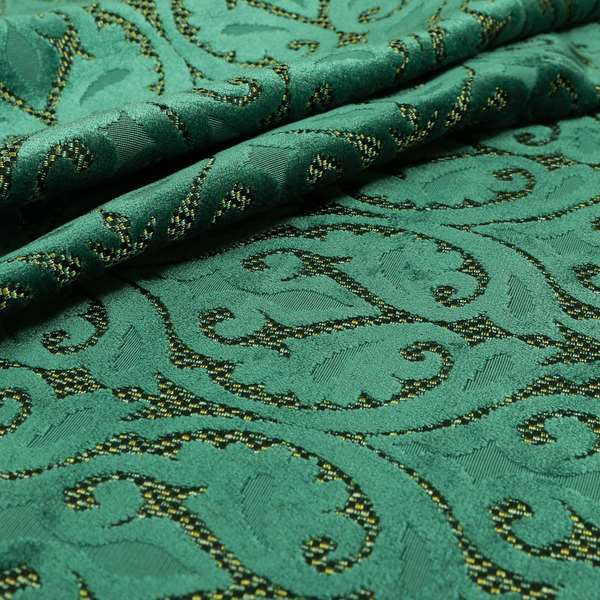 Teal Velvet Fleur De Lis Theme Pattern Material Furnishing Upholstery Fabric JO-1325 - Handmade Cushions