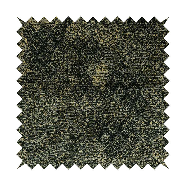 Traditional All Over Pattern Beige With Navy Blue Colour Heavy Quality Velvet Upholstery Fabric JO-1330 - Roman Blinds