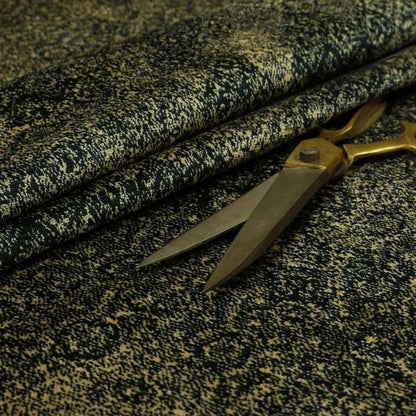 Traditional All Over Pattern Beige With Navy Blue Colour Heavy Quality Velvet Upholstery Fabric JO-1330 - Roman Blinds