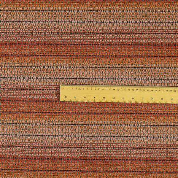 Red Pink Orange Shades Of Colour In Small Eclipsed Pattern Upholstery Fabric JO-1356 - Roman Blinds