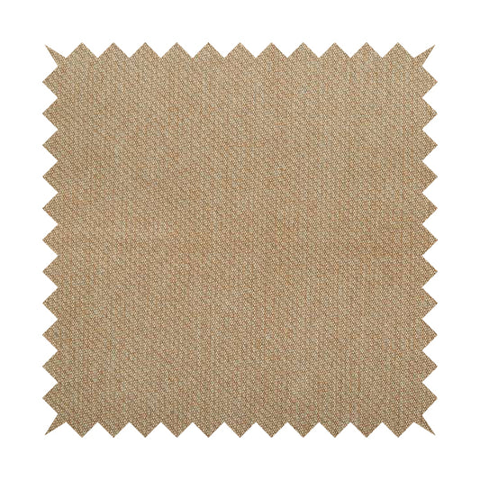 Soft Plain Chenille Fabric In Orange Beige Colour Interior Fabrics JO-137