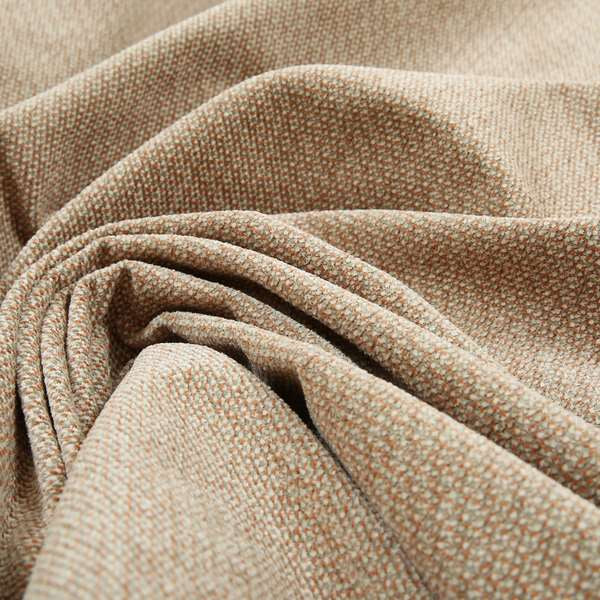 Soft Plain Chenille Fabric In Orange Beige Colour Interior Fabrics JO-137 - Made To Measure Curtains