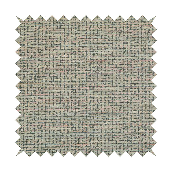 Abstract Pattern In Grey Coloured Chenille Upholstery Furnishing Fabric JO-1378 - Roman Blinds