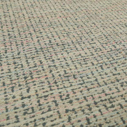 Abstract Pattern In Grey Coloured Chenille Upholstery Furnishing Fabric JO-1378