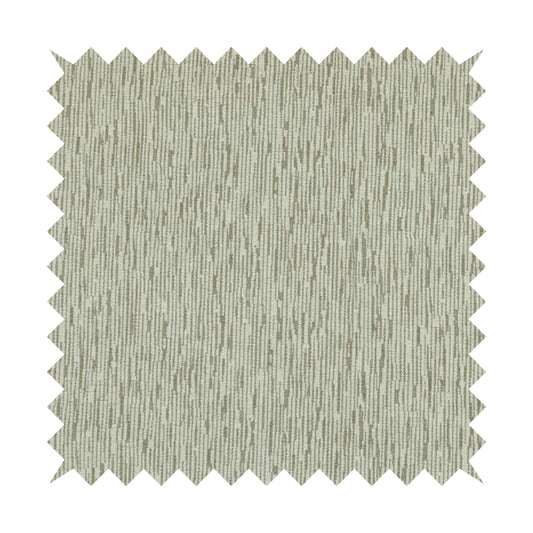 Semi Plain In White Brown Soft Textured Chenille Upholstery Furnishing Fabric JO-1384