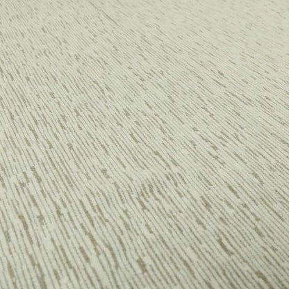 Semi Plain In White Brown Soft Textured Chenille Upholstery Furnishing Fabric JO-1384 - Roman Blinds