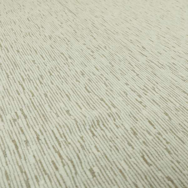 Semi Plain In White Brown Soft Textured Chenille Upholstery Furnishing Fabric JO-1384 - Handmade Cushions