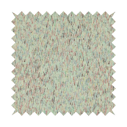 Semi Pattern In White With Multi Coloured Background Chenille Upholstery Furnishing Fabric JO-1385