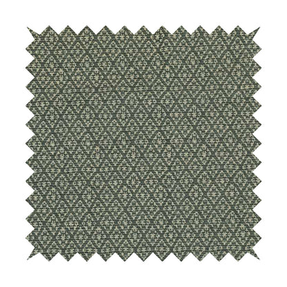 Small Motif Symmetry Geometric Pattern Chenille Grey Colour Chenille Upholstery Fabric JO-1402 - Roman Blinds