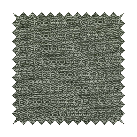 Small Motif Symmetry Geometric Pattern Chenille Grey Colour Chenille Upholstery Fabric JO-1409