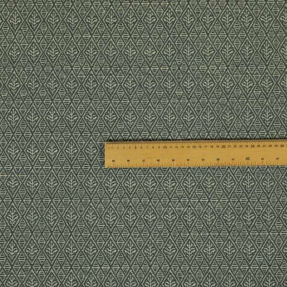 Small Motif Symmetry Geometric Pattern Chenille Grey Colour Chenille Upholstery Fabric JO-1409 - Roman Blinds