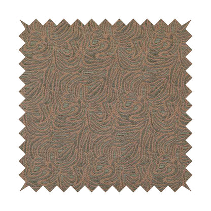 Swirl Pattern In Grey Pink Coloured Soft Chenille Textured Material Upholstery Fabric JO-1419 - Handmade Cushions