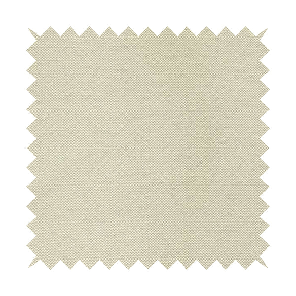 Umbria Plain Woven Chenille Fabric In White Beige Colour Fabric JO-155 - Handmade Cushions