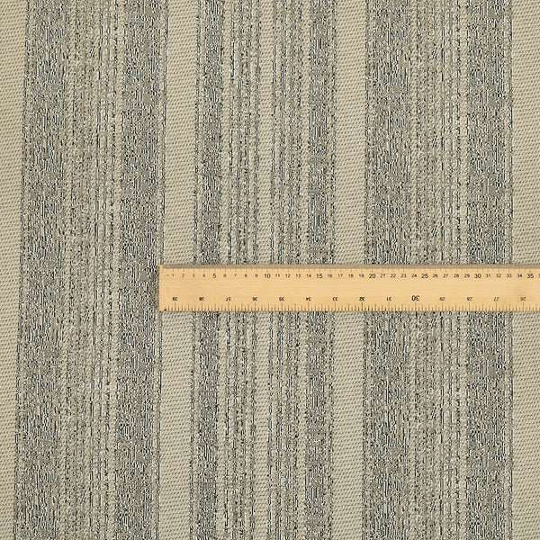 Upholstery Interior Quality Brown Dessert Striped Pattern Chenille Fabric JO-161 - Roman Blinds