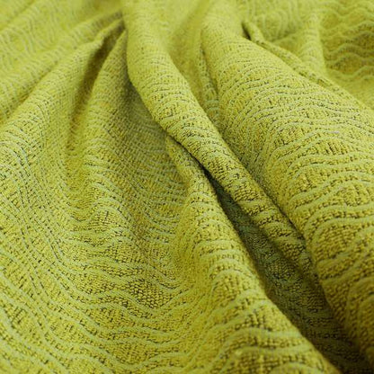 Piccadilly Collection Eclipse Pattern Woven Upholstery Green Chenille Fabric JO-173