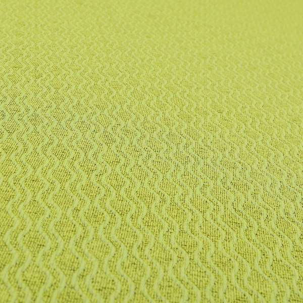 Piccadilly Collection Eclipse Pattern Woven Upholstery Green Chenille Fabric JO-173 - Made To Measure Curtains