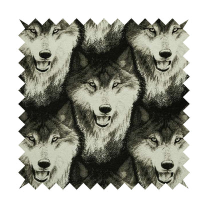 Wolf Pack Animal Pattern Inspired Furnishing Quality Fabric JO-174 - Roman Blinds