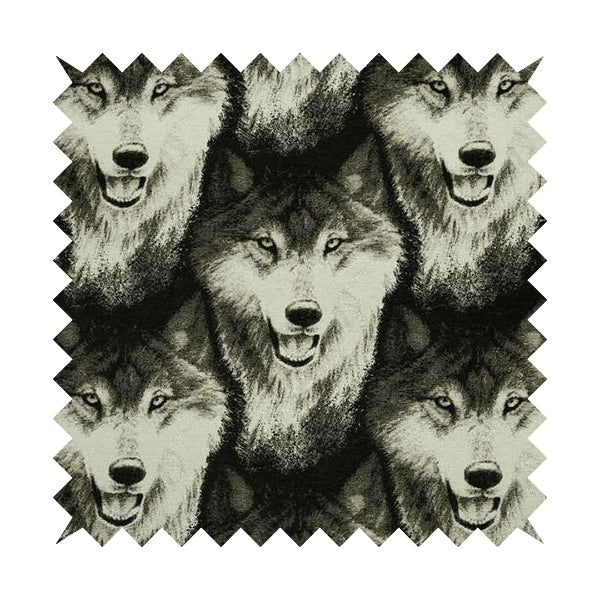 Wolf Pack Animal Pattern Inspired Furnishing Quality Fabric JO-174 - Made To Measure Curtains