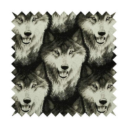 Wolf Pack Animal Pattern Inspired Furnishing Quality Fabric JO-174