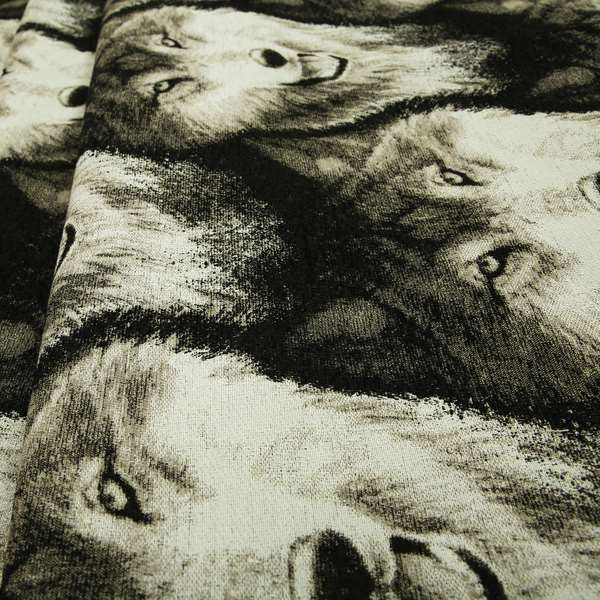 Wolf Pack Animal Pattern Inspired Furnishing Quality Fabric JO-174