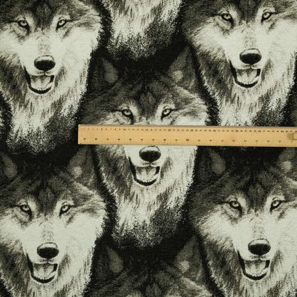 Wolf Pack Animal Pattern Inspired Furnishing Quality Fabric JO-174 - Made To Measure Curtains