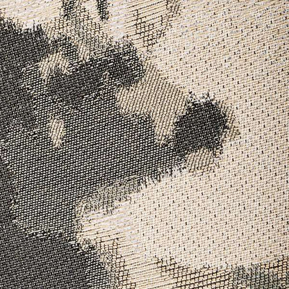 Beige Brown Colour Full Body Stag Animal In Scenery Pattern Soft Chenille Upholstery Fabric JO-209 - Roman Blinds