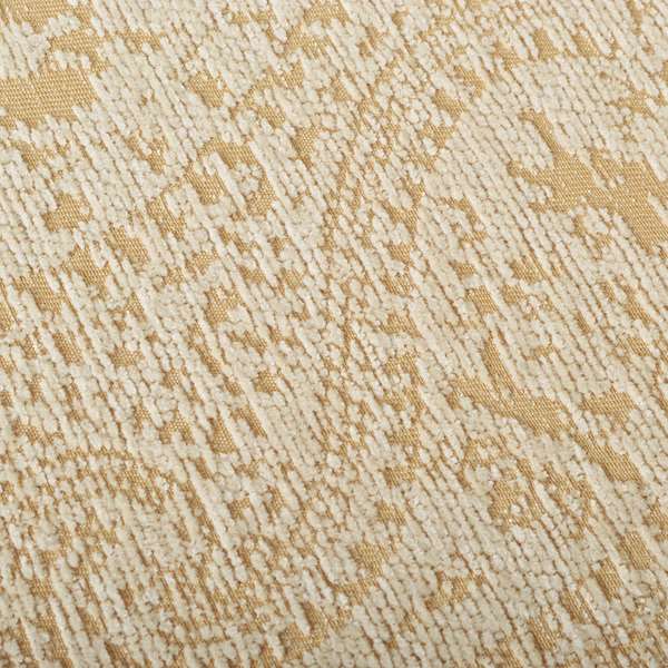 Cream Beige Paisley Pattern Soft Chenille Upholstery Fabric JO-256 - Handmade Cushions