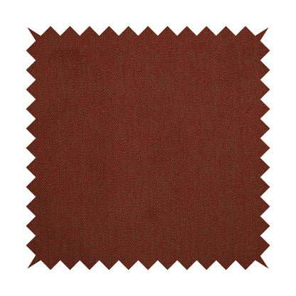 Highland Collection Luxury Soft Like Cotton Plain Red On Brown Colour Chenille Upholstery Fabric JO-282 - Roman Blinds