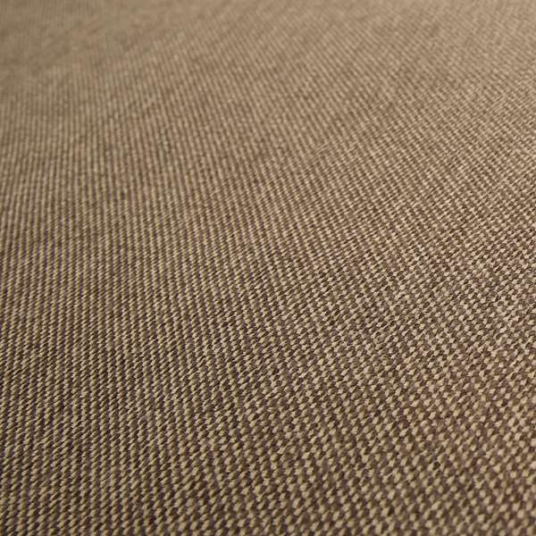 Highland Collection Luxury Soft Like Cotton Plain Light Brown Colour Chenille Upholstery Fabric JO-283