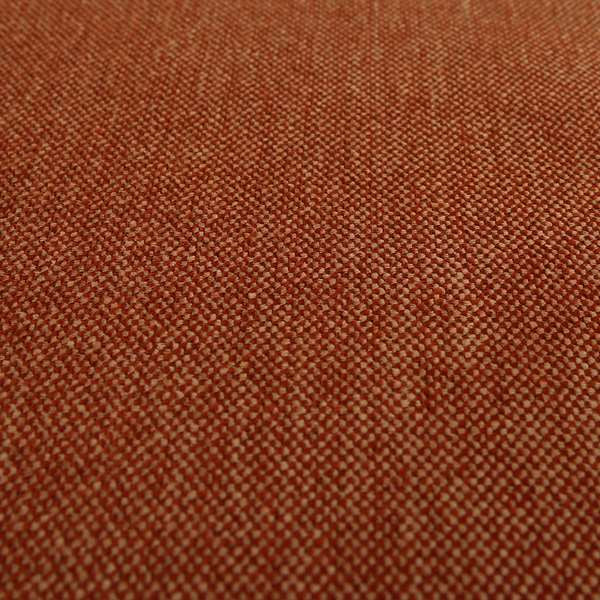 Highland Collection Luxury Soft Like Cotton Plain Orange Peach Colour Chenille Upholstery Fabric JO-286