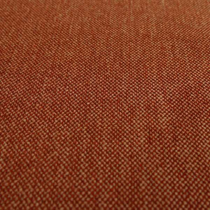 Highland Collection Luxury Soft Like Cotton Plain Orange Peach Colour Chenille Upholstery Fabric JO-286