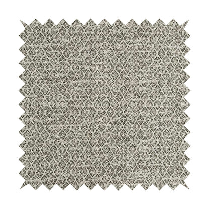 Ella Trellis Small Motif Design Brown Colour Woven Jacquard Upholstery Fabrics JO-367 - Made To Measure Curtains