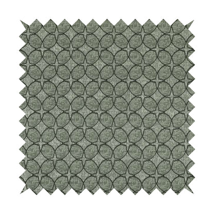 Lomasi Metallic Tones Fabric Silver Grey Moroccan Medallion Furnishing Fabric JO-423 - Made To Measure Curtains