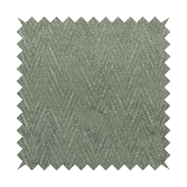 Lomasi Metallic Tones Fabric Silver Grey Thin Chevron Striped Designer Furnishing Fabric JO-424 - Roman Blinds