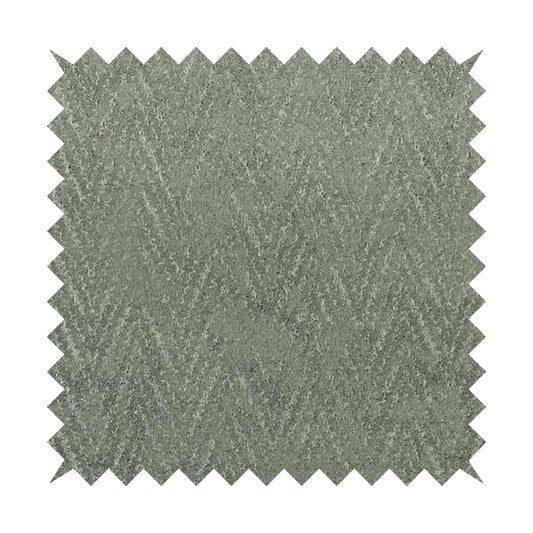 Lomasi Metallic Tones Fabric Silver Grey Thin Chevron Striped Designer Furnishing Fabric JO-424