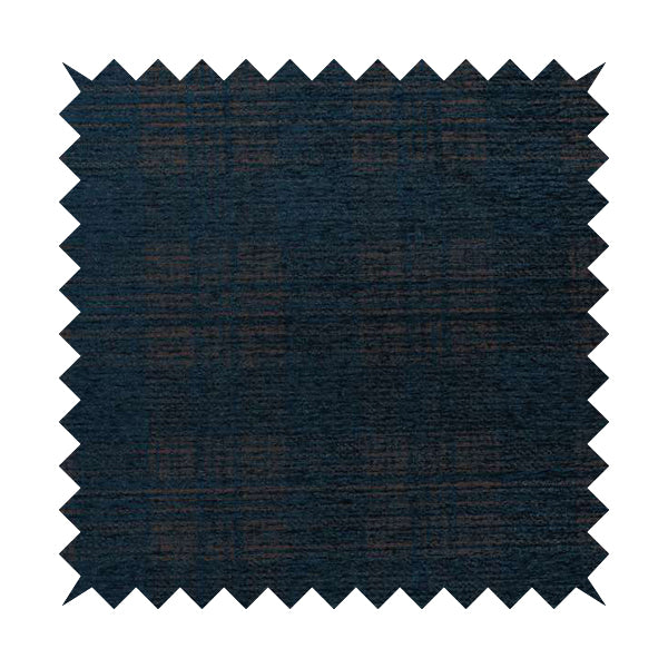 Voyage Of Checked Tartan Pattern In Blue Colour Woven Soft Chenille Upholstery Fabric JO-444 - Roman Blinds