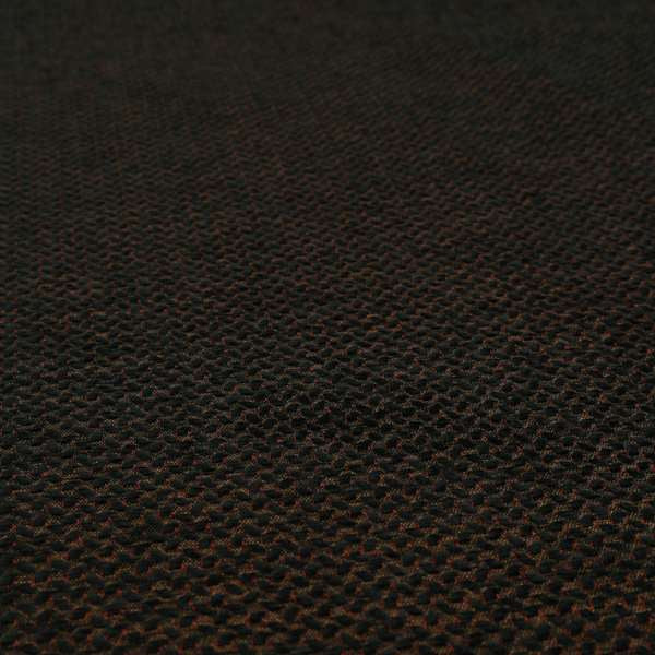 Voyage Of Small Falling Leaf Pattern In Black Colour Woven Soft Chenille Upholstery Fabric JO-446 - Roman Blinds