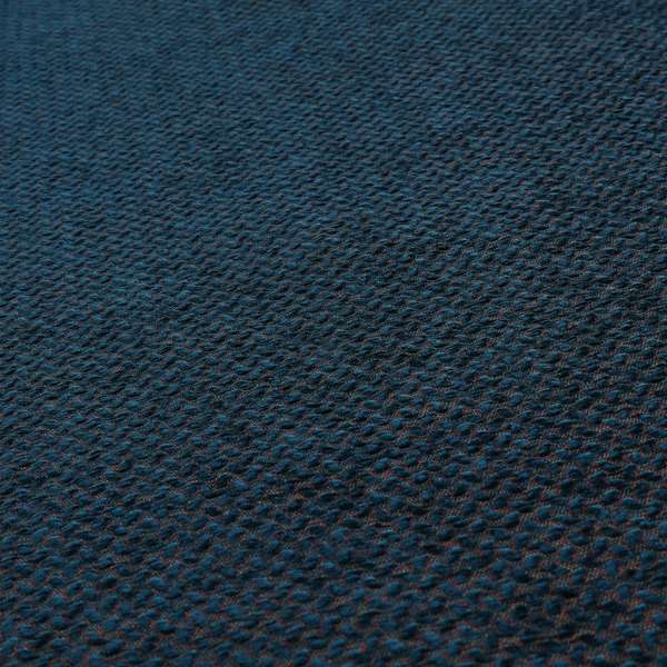 Voyage Of Small Falling Leaf Pattern In Blue Colour Woven Soft Chenille Upholstery Fabric JO-447 - Roman Blinds