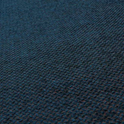 Voyage Of Small Falling Leaf Pattern In Blue Colour Woven Soft Chenille Upholstery Fabric JO-447 - Made To Measure Curtains