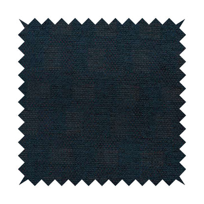 Voyage Of Gingham Geometric Patch Pattern In Blue Colour Woven Soft Chenille Upholstery Fabric JO-450 - Handmade Cushions