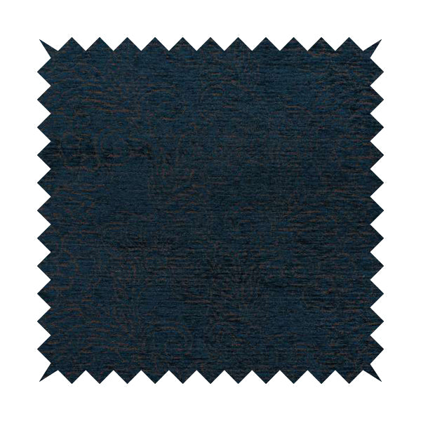 Voyage Of Floral Pattern In Blue Colour Woven Soft Chenille Upholstery Fabric JO-453