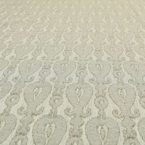 Atmosfera Woven Fabric Traditional Hourglass Pattern In Grey Colour Interior Fabric JO-460