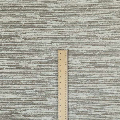 Marlow Woven Designer Airbrush Striped Pattern In Cream Brown Interior Fabric JO-472 - Roman Blinds