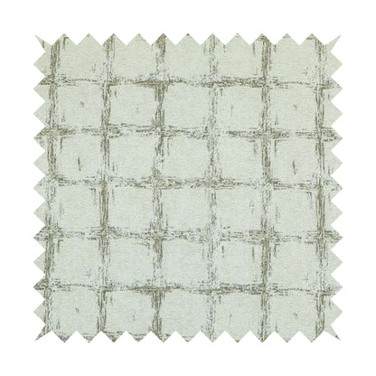 Atmosfera Woven Fabric Abstract Square Pattern In White Beige Colour Interior Fabric JO-477 - Roman Blinds