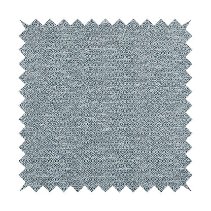 Ella Trellis Pattern Interior Fabric In White Blue Colour Woven Soft Chenille Fabric JO-486