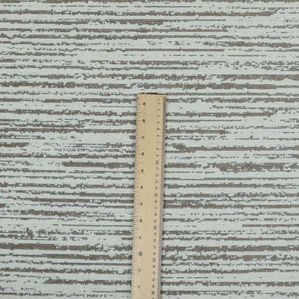 Marlow Woven Designer Airbrush Striped Pattern In Cream Brown Interior Fabric JO-490 - Roman Blinds