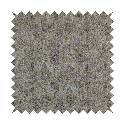 Beige Silver Grey Coloured Medallion Pattern Soft Chenille Upholstery Fabric JO-501 - Made To Measure Curtains