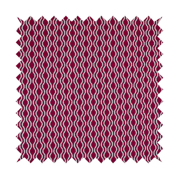 Piccadilly Collection Eclipse Pattern Woven Upholstery Pink Chenille Fabric JO-514 - Roman Blinds