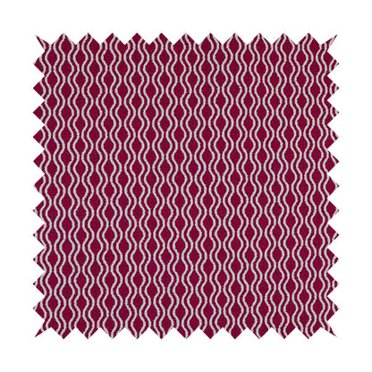 Piccadilly Collection Eclipse Pattern Woven Upholstery Pink Chenille Fabric JO-514 - Roman Blinds